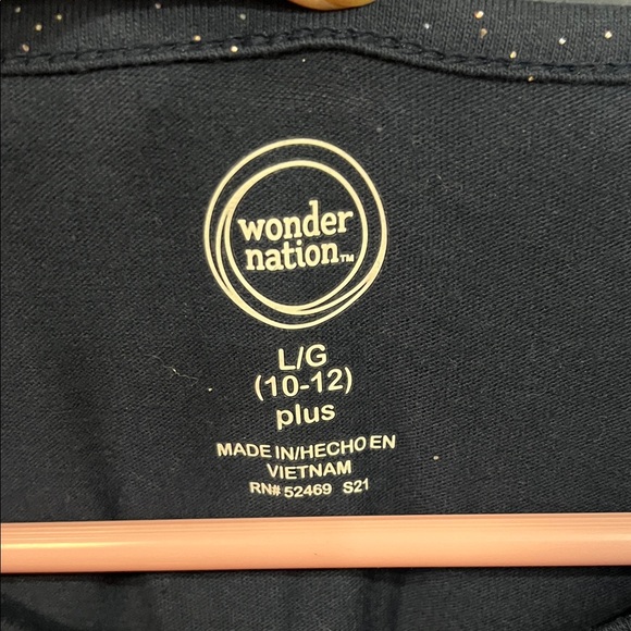 Wonder Nation Sparkly Navy Dress - Picture 2 of 6